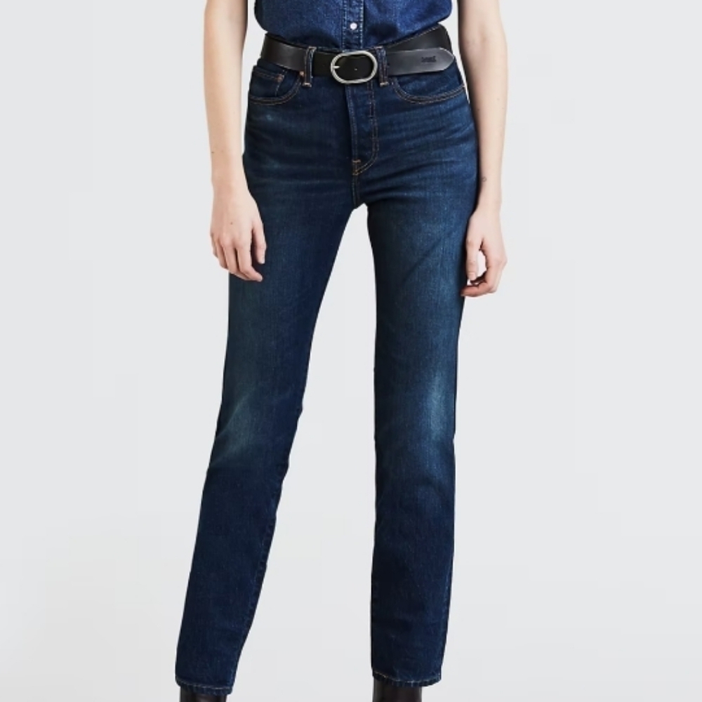 NWOT LEVI'S Wedgie Icon Denim Dark Wash Skinny